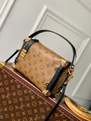 LV M46358 Louis Vuitton Side Trunk PM Handbag Yellow - Default Title - View 3
