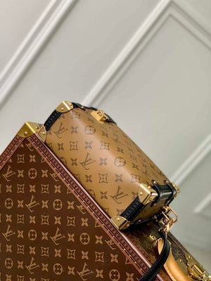 LV M46358 Louis Vuitton Side Trunk PM Handbag Yellow - Default Title - View 5