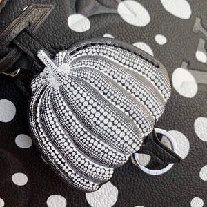 LV M46389 Louis Vuitton LV x YK OnTheGo MM Bag Black White - Default Title - View 6