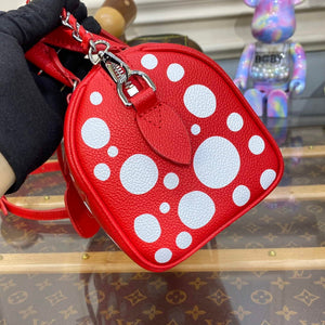 LV M46411 Louis Vuitton LV x YK Speedy Bandouliere 20 Bag Red - Default Title - View 5