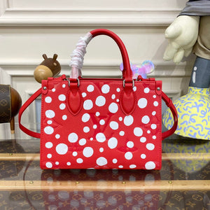 LV M46412 Louis Vuitton LV x YK OnTheGo PM Bag Red - Default Title - View 2