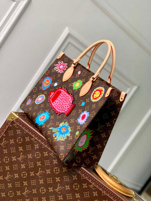 LV M46429 Louis Vuitton LV x YK OnTheGo MM Bag - Default Title - View 2