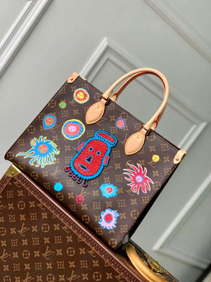 LV M46429 Louis Vuitton LV x YK OnTheGo MM Bag - Default Title - View 3