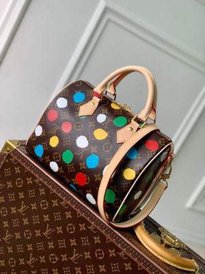 LV M46433 Louis Vuitton LV x YK Speedy Bandouliere 25 Bag - Default Title - View 2