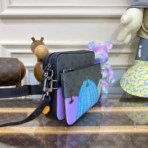 LV M46435 Louis Vuitton LV x YK Trio Messenger - Default Title - View 3
