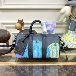 LV M46437 Louis Vuitton LV x YK Keepall 25 Bag - Default Title - View 1