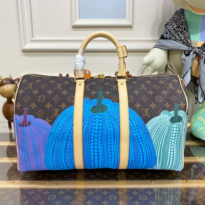 LV M46471 Louis Vuitton LV x YK Keepall Bandouliere 45 Bag Monogram - Default Title - View 2
