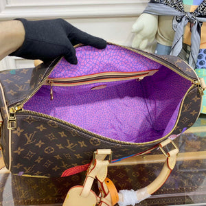 LV M46471 Louis Vuitton LV x YK Keepall Bandouliere 45 Bag Monogram - Default Title - View 9