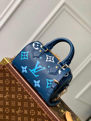 LV M46517 Louis Vuitton Speedy Bandouliere 20 Gradient Blue - Default Title - View 2