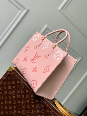 LV M46542 Louis Vuitton OnTheGo MM Bag Gradient Pink - Default Title - View 2