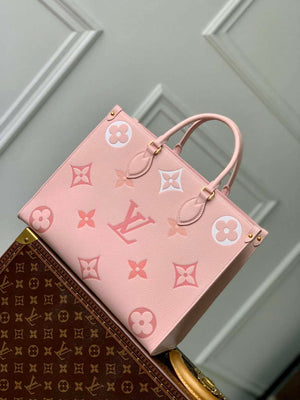 LV M46542 Louis Vuitton OnTheGo MM Bag Gradient Pink - Default Title - View 3