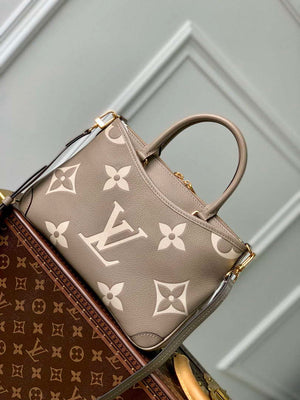 LV M46585 Louis Vuitton Trianon PM Tote Bag Cr¨¨me Beige - Default Title - View 1