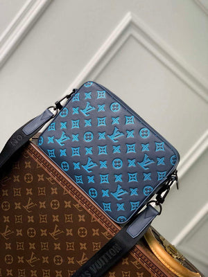 LV M46604 Louis Vuitton Trio Messenger Navy River Blue - Default Title - View 3