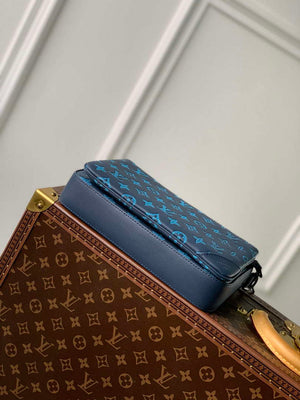 LV M46604 Louis Vuitton Trio Messenger Navy River Blue - Default Title - View 4