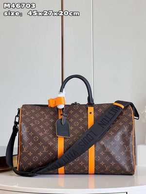 LV M46703 Louis Vuitton Keepall Bandouliere 45 Bag Radiant Sun - Default Title - View 1