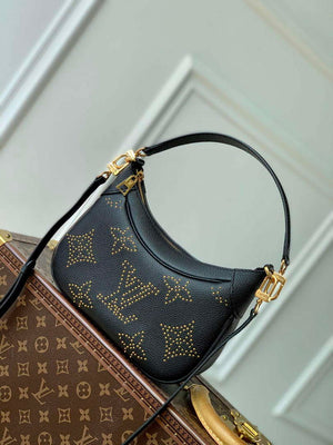 LV M46735 Louis Vuitton Bagatelle Handbag Black - Default Title - View 2