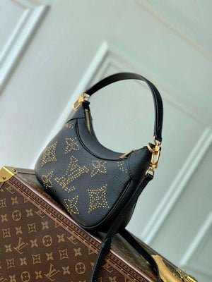 LV M46735 Louis Vuitton Bagatelle Handbag Black - Default Title - View 3