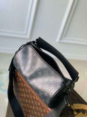 LV M46796 Louis Vuitton Soft Polochon PM Monogram Eclipse - Default Title - View 7