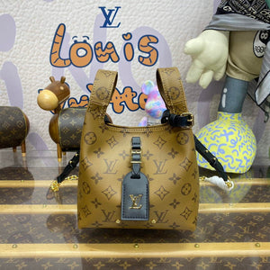 LV M46816 Louis Vuitton Atlantis BB Handbag Yellow - Default Title - View 1