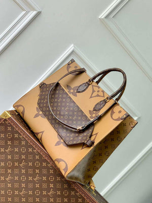 LV M46823 Louis Vuitton OnTheGo Voyage Tote Bag - Default Title - View 1