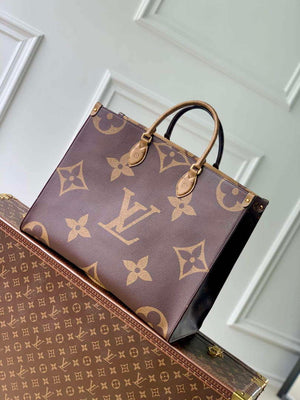 LV M46823 Louis Vuitton OnTheGo Voyage Tote Bag - Default Title - View 2