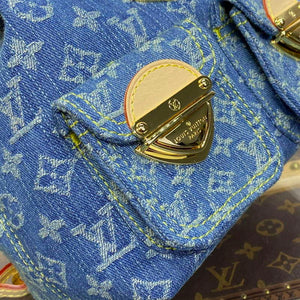 LV M46836 Louis Vuitton Venice Small Backpack Bag Monogram Denim - Default Title - View 6