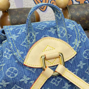 LV M46836 Louis Vuitton Venice Small Backpack Bag Monogram Denim - Default Title - View 7