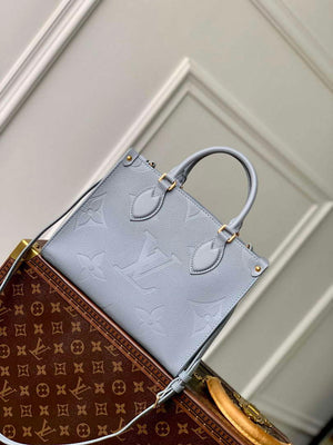 LV M46840 Louis Vuitton OnTheGo PM Handbag Blue Hour - Default Title - View 1