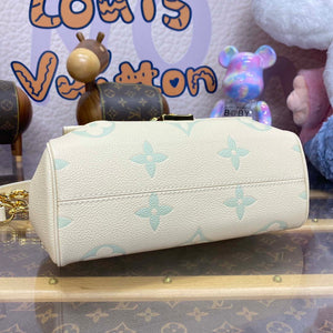 LV M46842 Louis Vuitton Favourite Bag bicolor Monogram Empreinte leather Green - Default Title - View 4