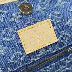 LV M46855 Louis Vuitton CarryAll MM Bag Monogram Denim - Default Title - View 8