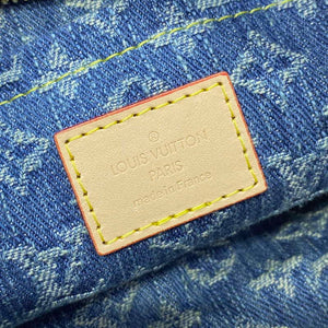 LV M46856 Louis Vuitton Croissant MM Handbag Monogram Denim - Default Title - View 8