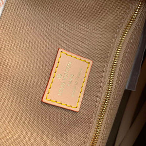 LV M46912 Louis Vuitton OnTheGo MM Tote Bag Beige - Default Title - View 8