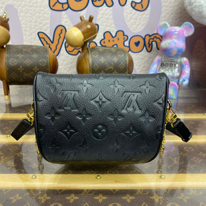 LV M46917 Louis Vuitton Mini Bumbag Monogram Empreinte Black - Default Title - View 2