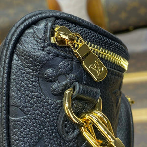 LV M46917 Louis Vuitton Mini Bumbag Monogram Empreinte Black - Default Title - View 7