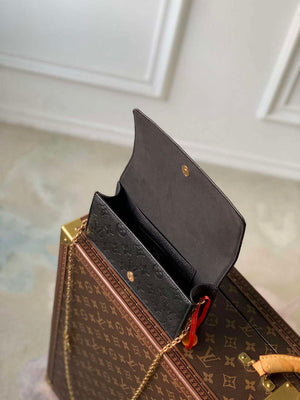 LV M46919 Louis Vuitton Wallet On Chain Lily Bag Black - Default Title - View 6