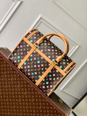 LV M47066 Louis Vuitton Dog Bag Monogram Chocolate - Default Title - View 3