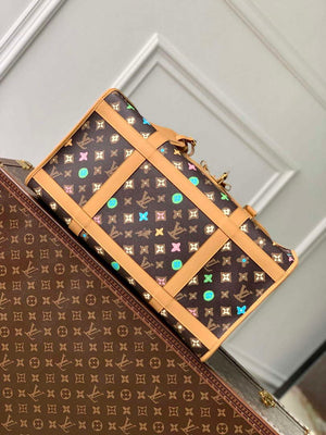LV M47066 Louis Vuitton Dog Bag Monogram Chocolate - Default Title - View 4