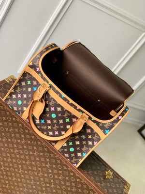 LV M47066 Louis Vuitton Dog Bag Monogram Chocolate - Default Title - View 9