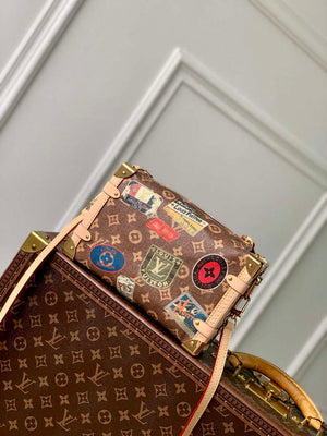 LV M47085 Louis Vuitton Side Trunk MM Other Monogram Canvas Handbag - Default Title - View 3