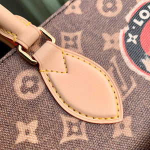 LV M47147 Louis Vuitton OnTheGo Voyage Tote Bag Monogram Canvas - Default Title - View 6