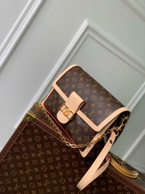 LV M47149 Louis Vuitton Dauphine Soft GM Monogram Canvas Bag - Default Title - View 2