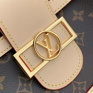LV M47149 Louis Vuitton Dauphine Soft GM Monogram Canvas Bag - Default Title - View 5