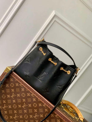 LV M47209 Louis Vuitton LV Bundle Bag Monogram Empreinte Leather Black - Default Title - View 3
