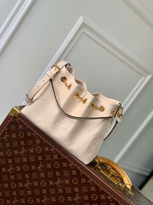 LV M47209 Louis Vuitton LV Bundle Bag Monogram Empreinte Leather Off-white - Default Title - View 1