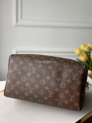 LV M48284 Louis Vuitton Speedy Bandouliere 30 Bag Monogram Canvas M41112 Black - Voguebags