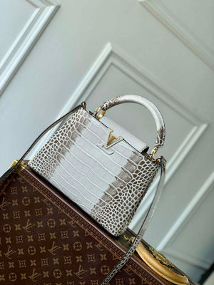 LV M48865 Louis Vuitton Capucines BB Handbag Himalayas - Default Title - View 1