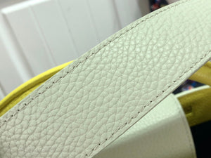 LV M48865 Louis Vuitton Capucines Mini BB Handbag M59468 Snow White and Cedrat - Default Title - View 4