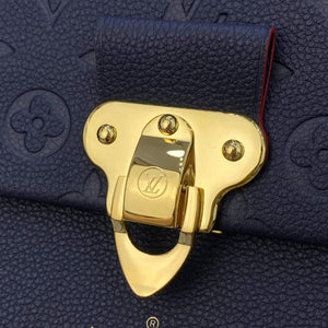 LV M52271 Louis Vuitton Vavin PM Shoulder Bag Navy Blue and Red - Default Title - View 8
