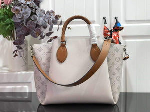 LV M55553 Louis Vuitton Haumea Mahina Bag M55031 Brume Grey - luxibagsmall