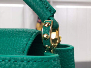 LV M56071 Louis Vuitton Capucines Mini Handbag Green - Default Title - View 7